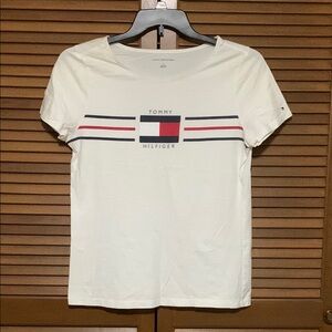 Tommy Hilfiger cotton white T-shirt women’s medium M